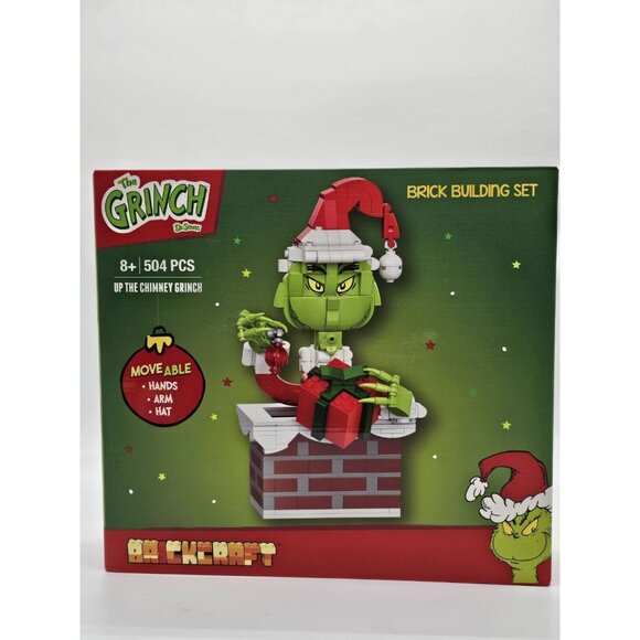 Brickcraft The Grinch Up The Chimney Grinch Christmas Brick Building Set 504 Pc - Picture 7 of 7